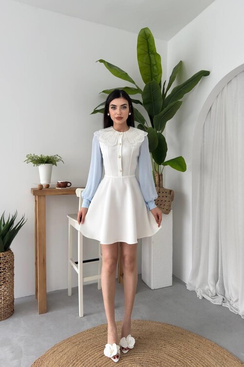 Asıo Bebe Yaka Elbise