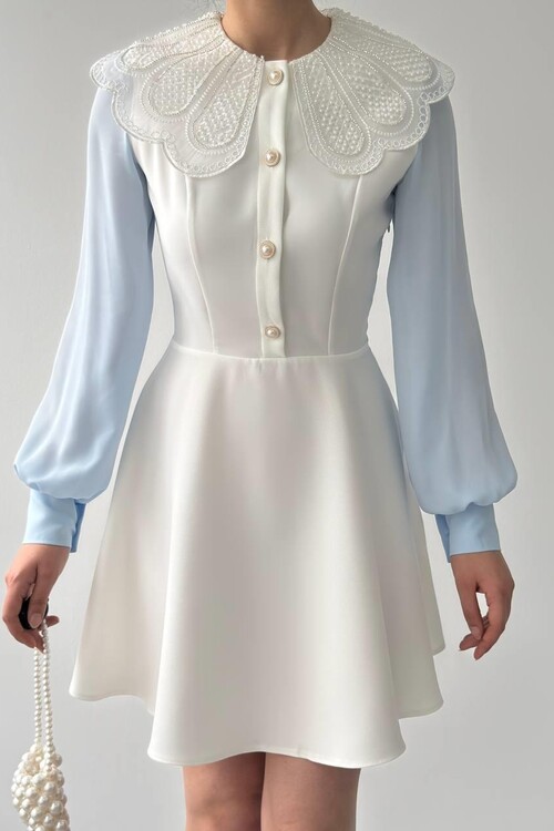 Asıo Bebe Yaka Elbise