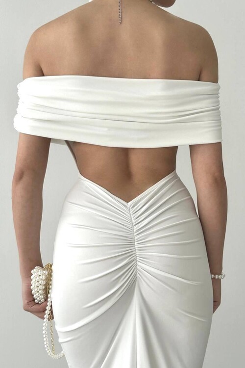 Athena Sırt Dekolteli  Elbise