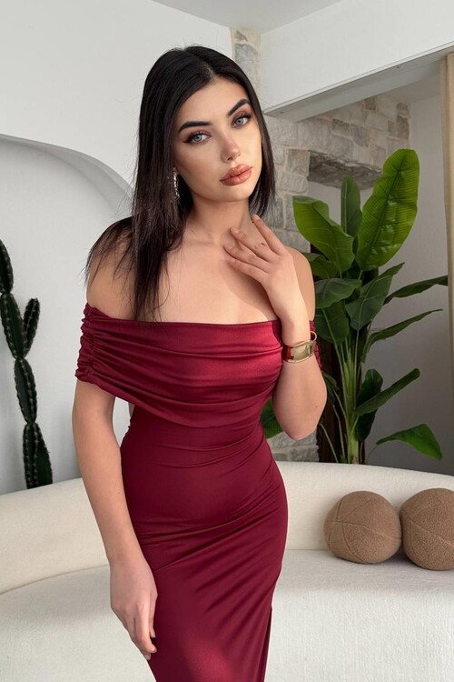 Athena Sırt Dekolteli  Elbise