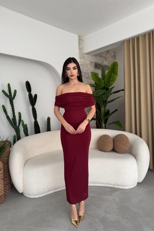 Athena Sırt Dekolteli  Elbise