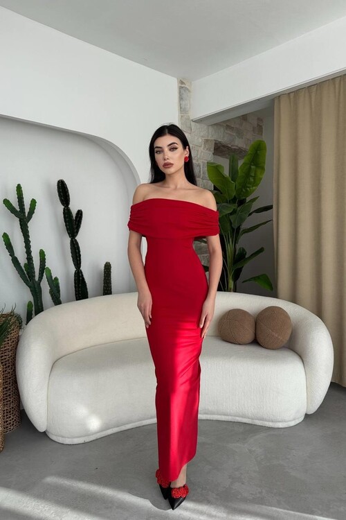 Athena Sırt Dekolteli  Elbise