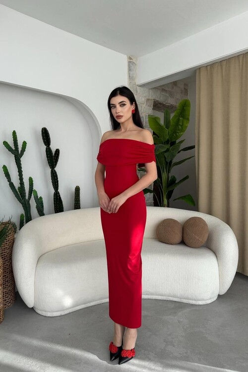 Athena Sırt Dekolteli  Elbise