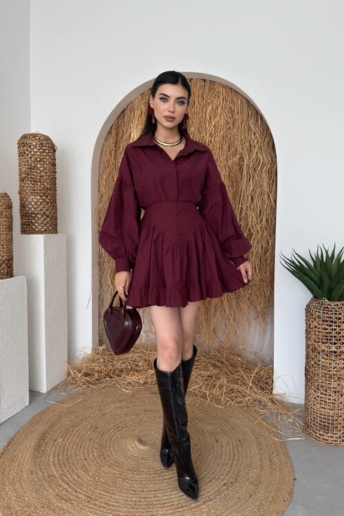 Baxte Düğme Detaylı Takım