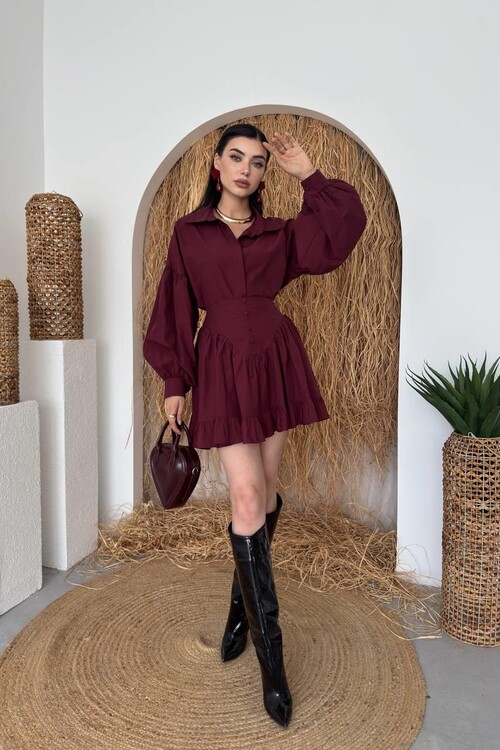 Baxte Düğme Detaylı Takım