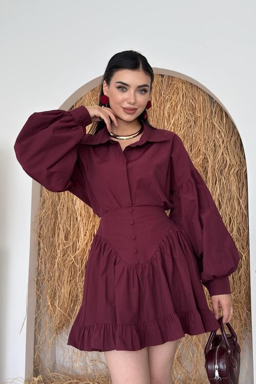 Baxte Düğme Detaylı Takım