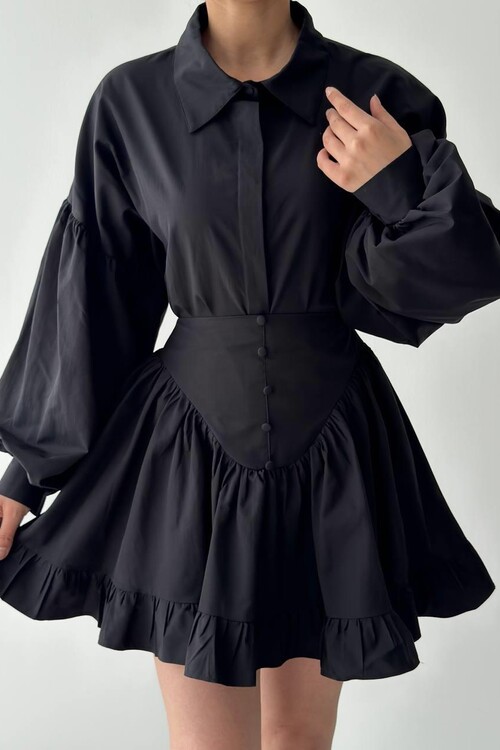 Baxte Düğme Detaylı Takım