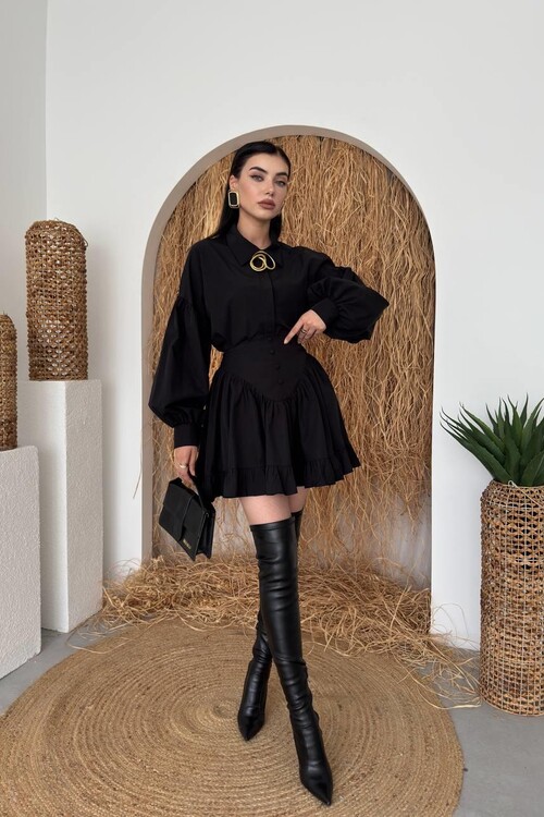 Baxte Düğme Detaylı Takım