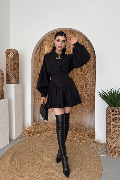 Baxte Düğme Detaylı Takım