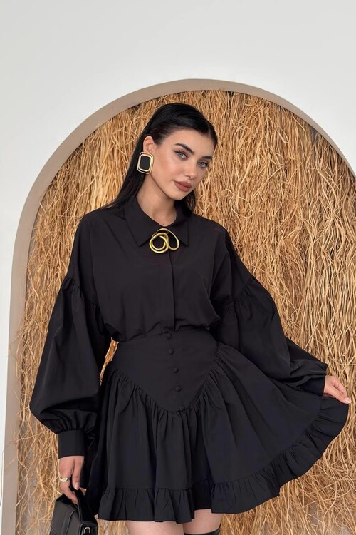 Baxte Düğme Detaylı Takım