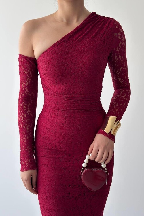 Bees Tek Omuz Detaylı Elbise