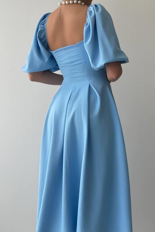 Benjamin Çan Etekli Midi Boy Elbise