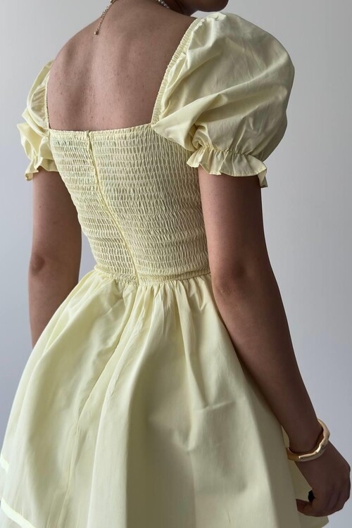 Boje Fiyonk Detaylı Elbise