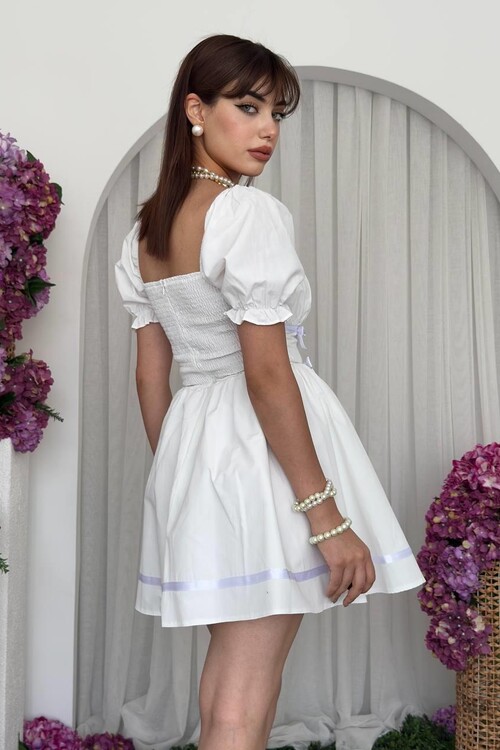 Boje Fiyonk Detaylı Elbise