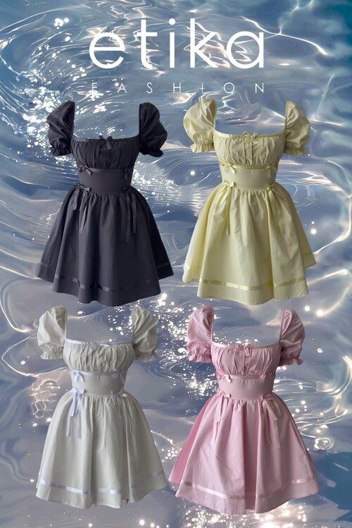 Boje Fiyonk Detaylı Elbise