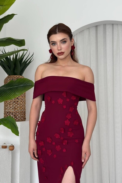 Cası Straplez  Elbise