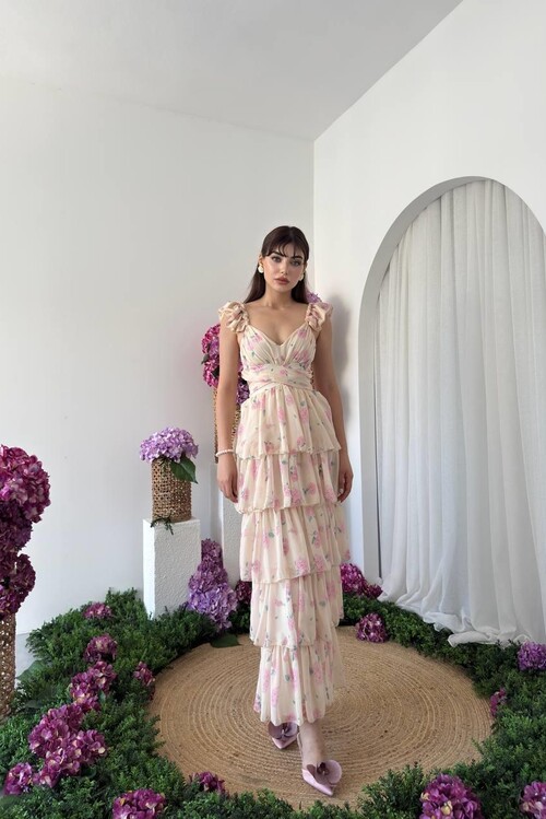 Dea Sırt Dekolteli Elbise