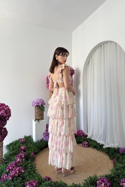 Dea Sırt Dekolteli Elbise