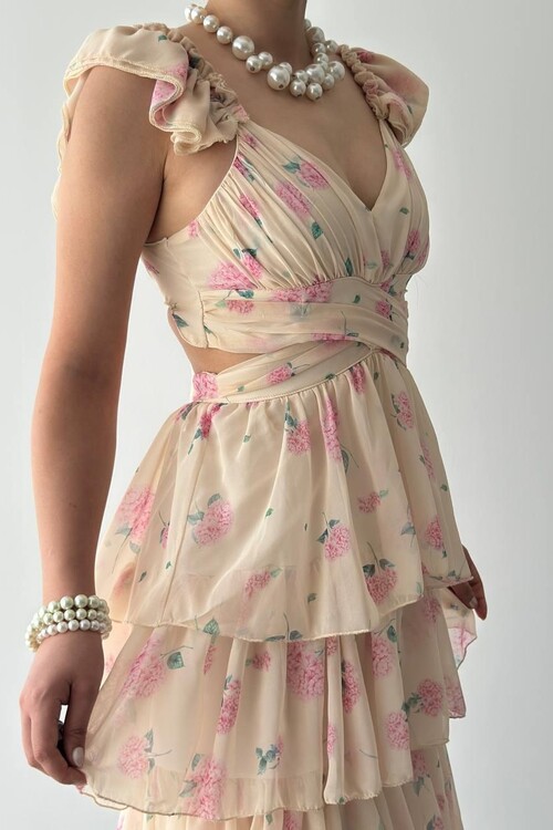 Dea Sırt Dekolteli Elbise