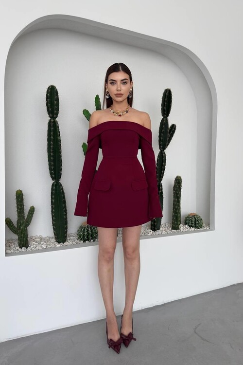 Devru Strapless Dress