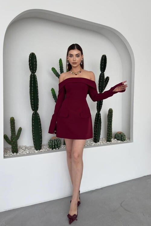 Devru Strapless Dress