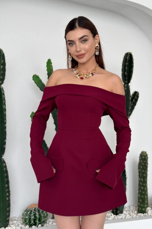 Devru Strapless Dress