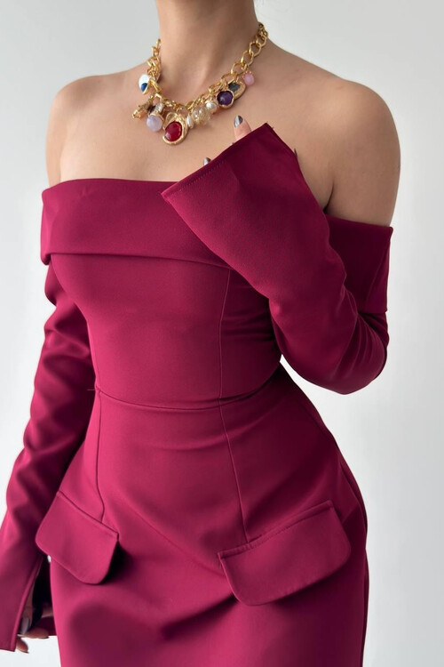 Devru Strapless Dress