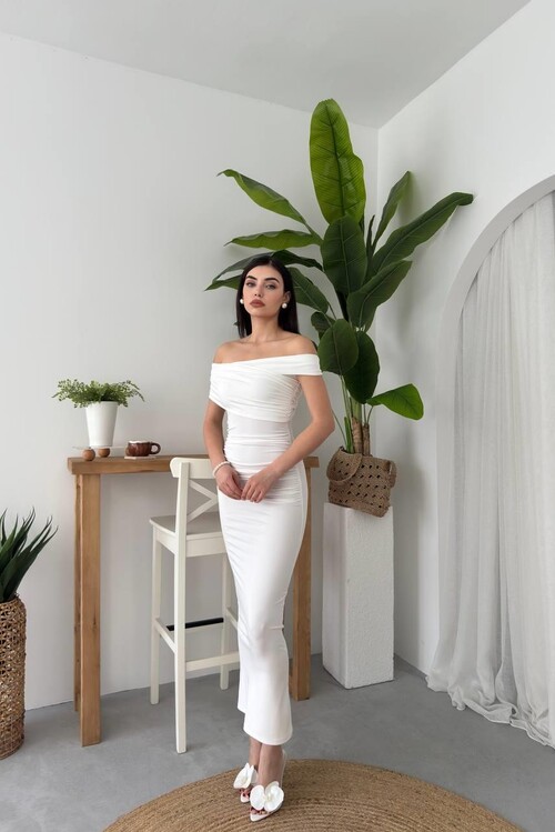 Dron Strapless Dress