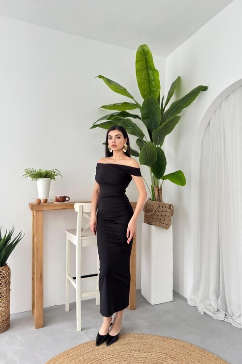 Dron Strapless Dress