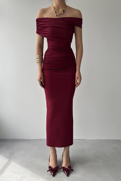 Dron Straplez Elbise