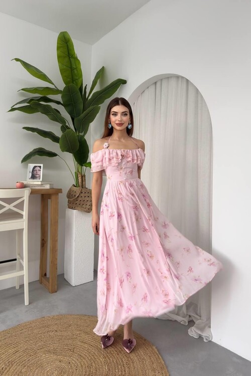 Elmi Flower Detailed Dress