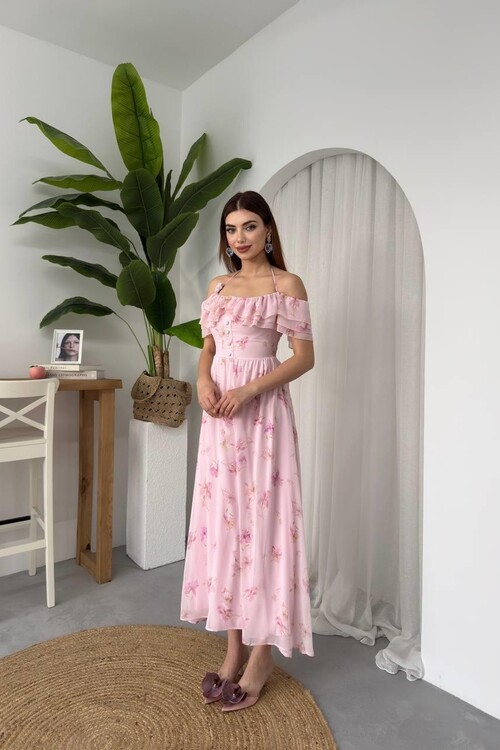 Elmi Flower Detailed Dress