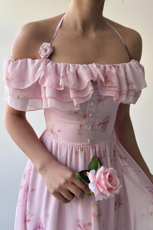 Elmi Flower Detailed Dress