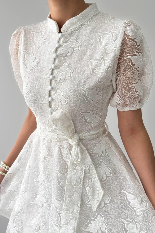 Erwa Belt Detailed Dress