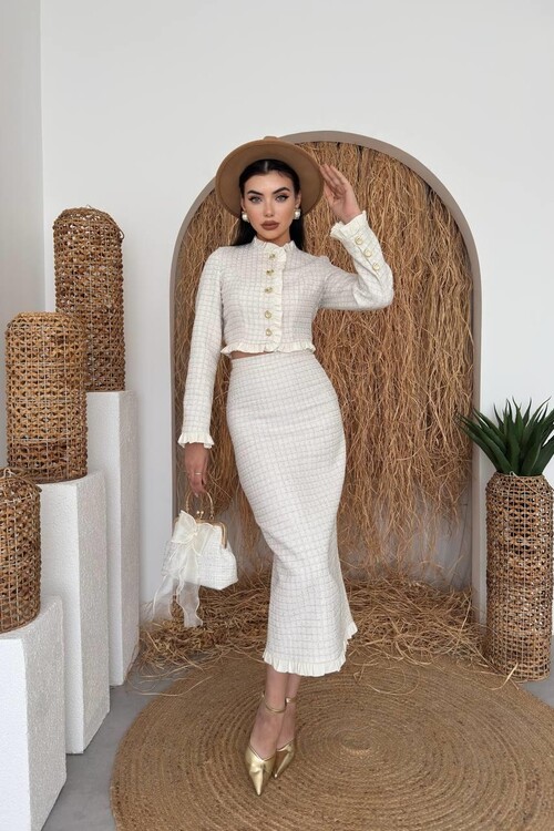 Felici Düğme Detaylı Takım