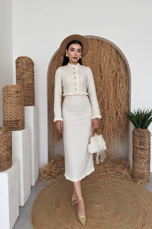 Felici Düğme Detaylı Takım