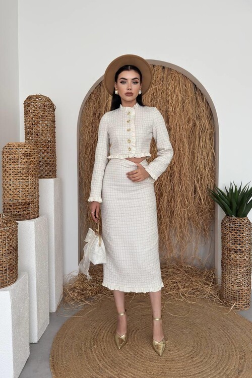 Felici Düğme Detaylı Takım