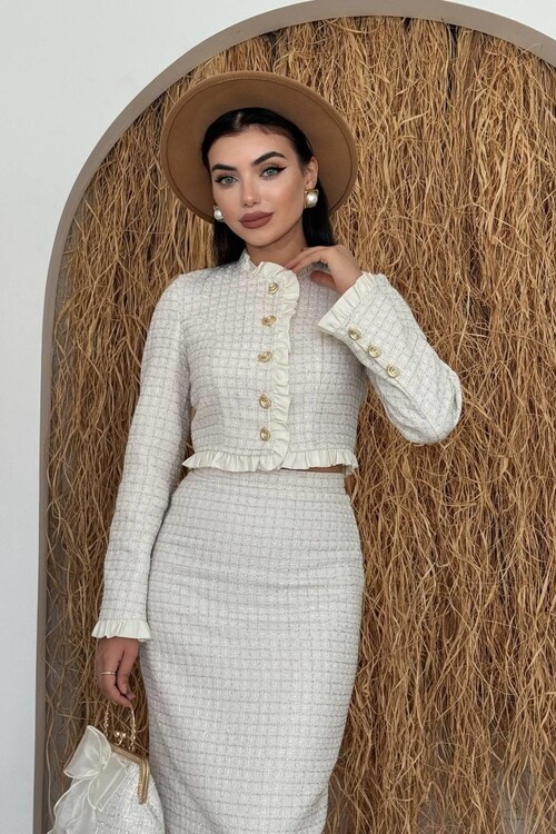 Felici Düğme Detaylı Takım