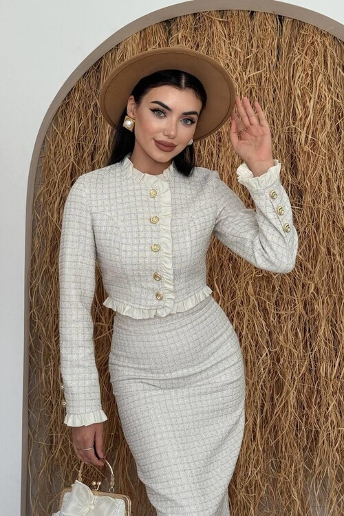 Felici Düğme Detaylı Takım