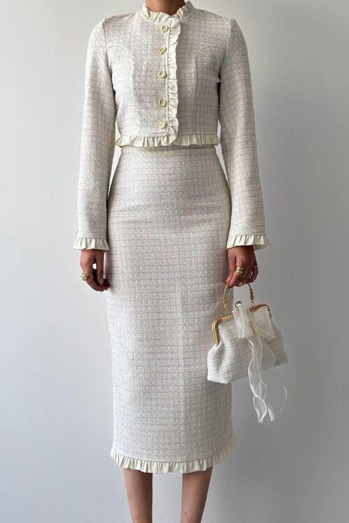 Felici Düğme Detaylı Takım