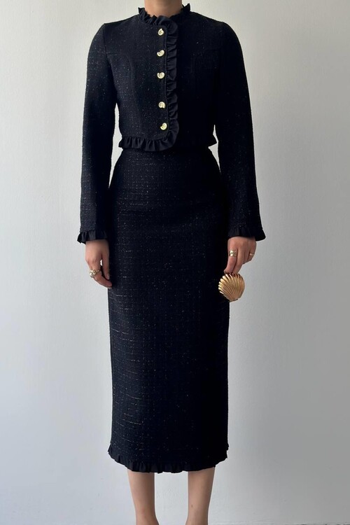 Felici Düğme Detaylı Takım