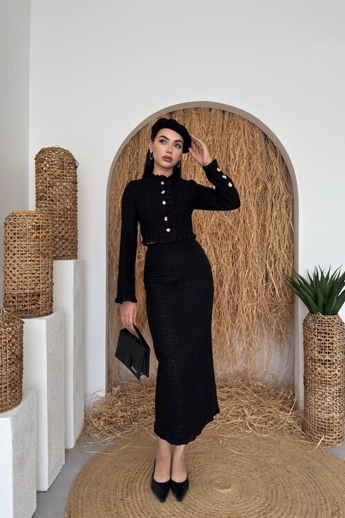 Felici Düğme Detaylı Takım