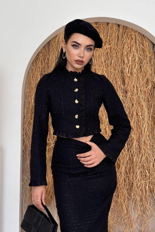 Felici Düğme Detaylı Takım