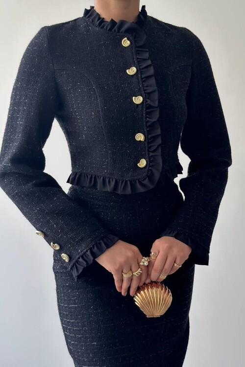 Felici Düğme Detaylı Takım