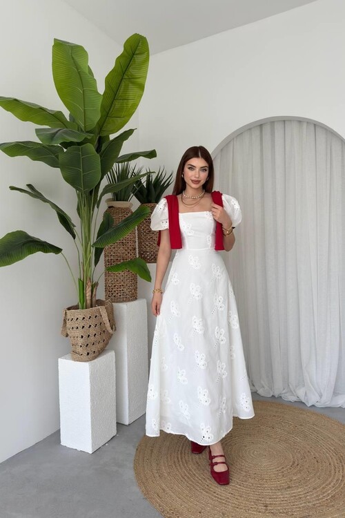 Graf Balloon Sleeve Dress