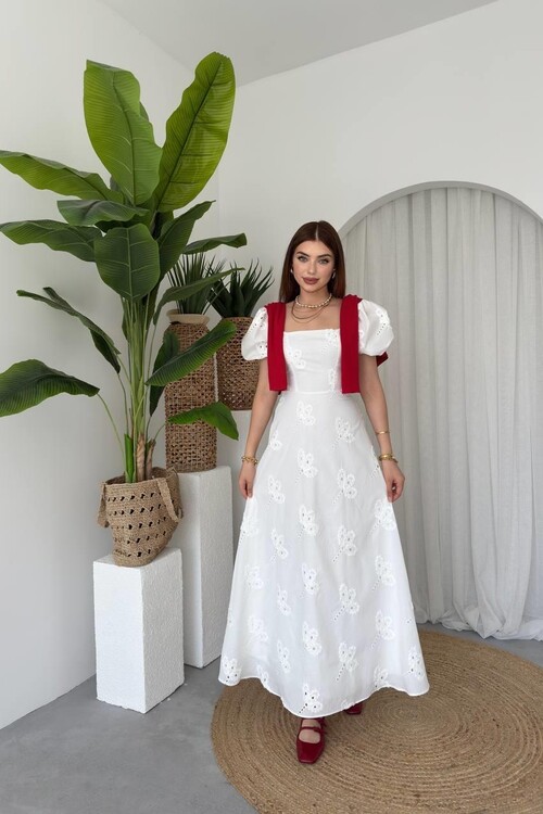 Graf Balloon Sleeve Dress