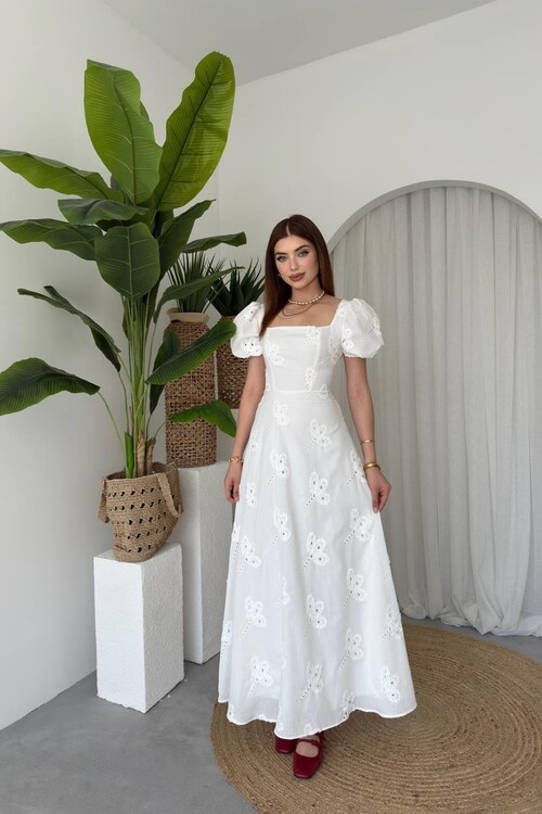 Graf Balloon Sleeve Dress