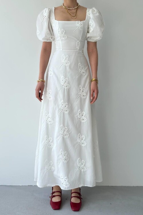 Graf Balloon Sleeve Dress