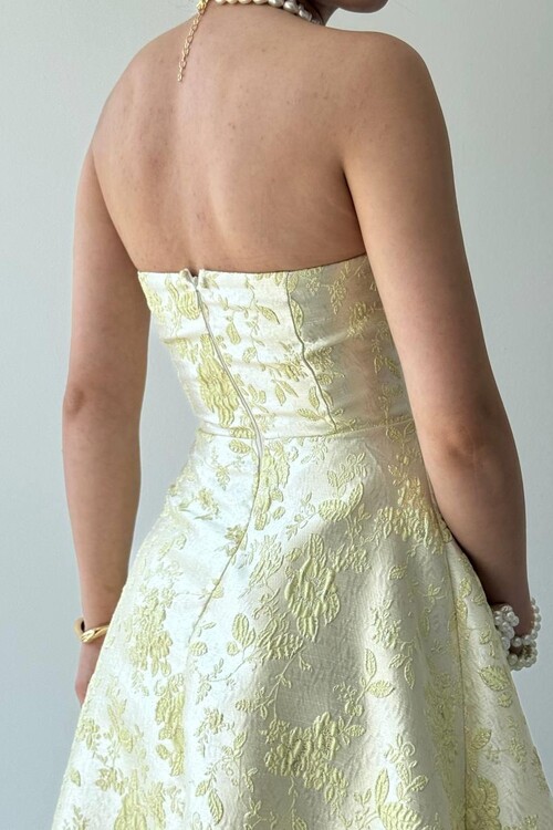 Haseki Straplez Elbise