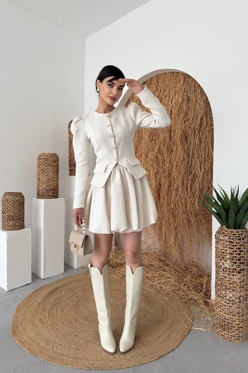 Hews Düğme Detaylı Takım